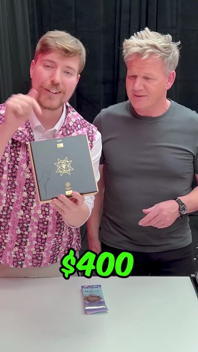 "Gordon Ramsay Tries 😱🍫 The Most Expensive Chocolate Bar 💵🔥"