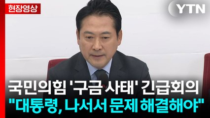 [현장영상+] 국민의힘 "대통령, 베니스 영화제 한가한 얘기할 때 아냐" / YTN