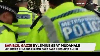 Barışçıl Gazze eylemine sert müdahale