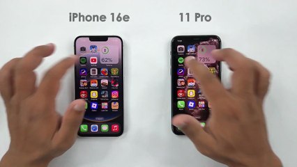 iPhone 11 Pro vs iPhone 16e - SPEED TEST!