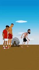 The Consequences of Underestimating Cristiano Ronaldo vs Caveman 😂🔥 | Funny Football Video