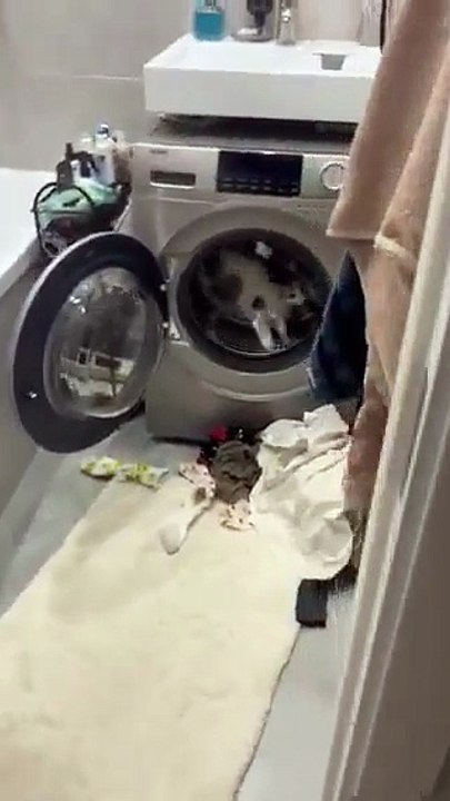 why are you putting all your dirty laundry in my running machine 😅