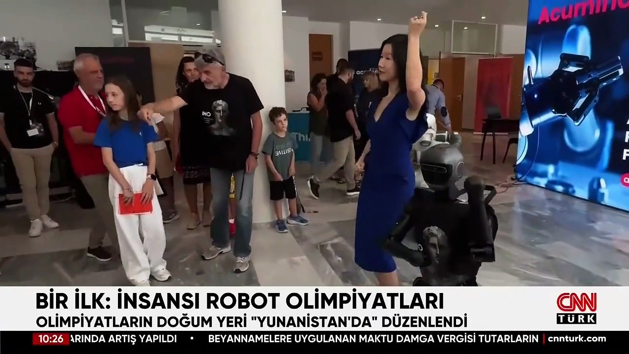 Yunanistan’da bir ilk: İnsansı Robot Olimpiyatları!
