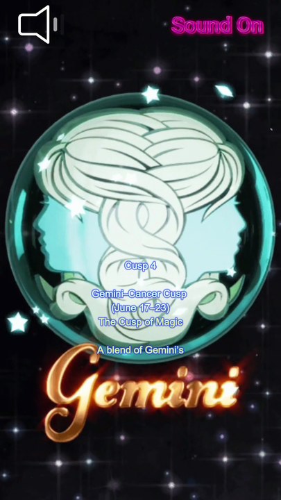 4.Gemini–Cancer Cusp (June 17–23) Did you know you can be born on the cusp of two zodiac signs?