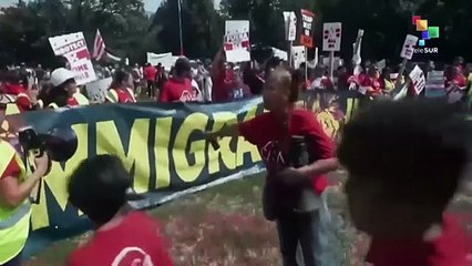 United States: Citizens protest against military occupation in the capital