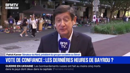 Vote de confiance: "Olivier Faure a toute légitimité à prendre sa place à Matignon", affirme Patrick Kanner (PS)
