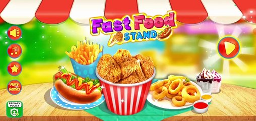 Fast Food Stand. Chicken Wings. Sayap Ayam