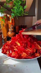 Pepper paste 🌶️ #abirzkitchen