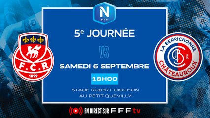 J5 I FC Rouen 1899 - LB Châteauroux (1-2) I National FFF 2025-2026