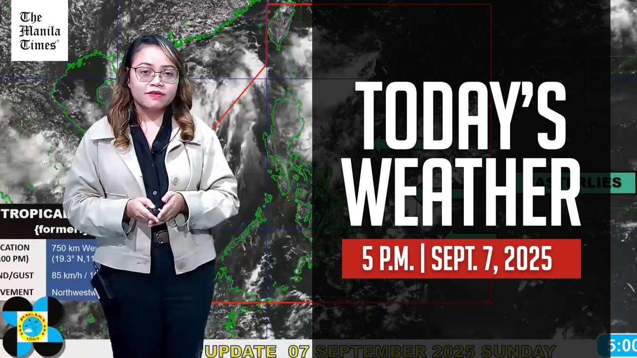 Today's Weather, 5 P.M. | September 7, 2025