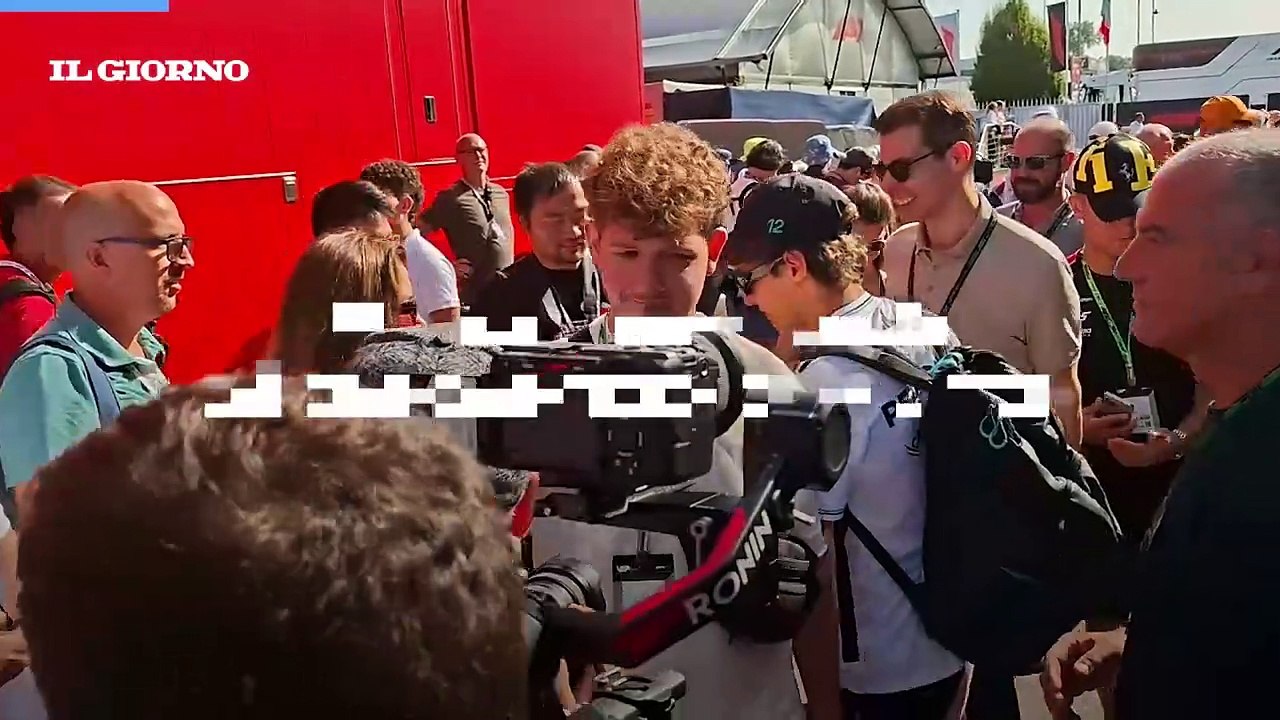 L’arrivo dei piloti al’autodromo di Monza