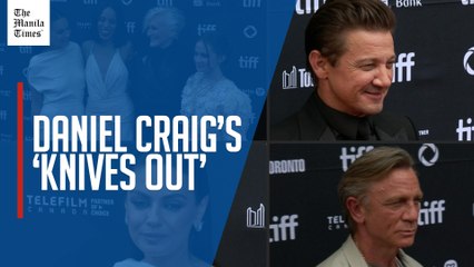 Daniel Craig leads all-star cast at Toronto premiere of new 'Knives Out' film