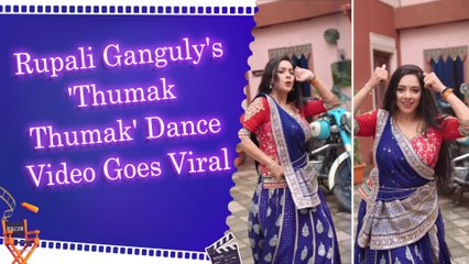 Rupali Ganguly grooves to trending Punjabi song in stunning traditional outfit