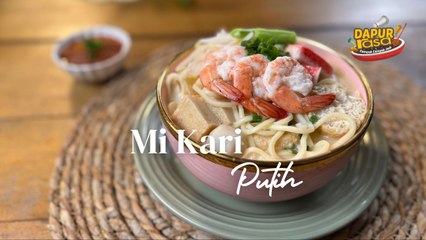 Mi Kari Putih, Kuah Lemak, Sambal Pedas, Memang Rare!