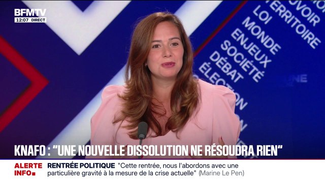 Sarah Knafo (Reconquête): Nous appelons à une union des droites