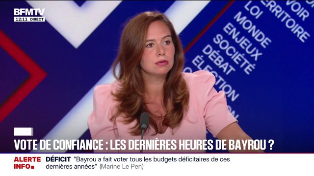 Vote de confiance: Évidemment qu'on ne peut pas faire confiance à François Bayrou , affirme Sarah Knafo (Reconquête)