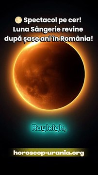 Eclipsa totală de Lună din 7 septembrie 2025 va fi vizibilă și în România