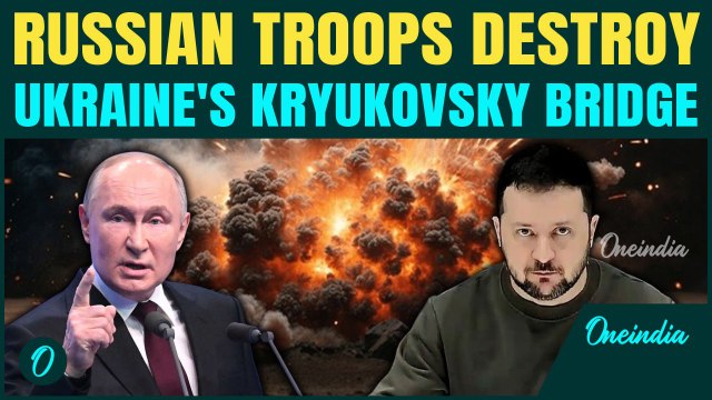 Russia's Biggest Attack On Ukraine: Shahed Drones Vapourize Kryukovsky Bridge | 800+ Missile Fired