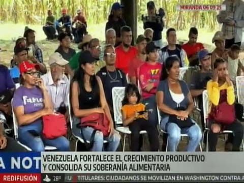 Miranda | Campesinos del municipio Cristóbal Rojas potencian el desarrollo agrícola nacional