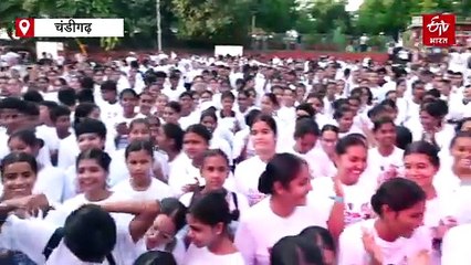 चंडीगढ़ में NCC का हेल्थ रन का आयोजन, सैकड़ों प्रतिभागियों ने दौड़ लगाकर स्वस्थ जीवन जीने का दिया संदेश