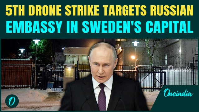BREAKING: Russian Embassy Attacked in Sweden | Putin Rages After 5th Drone Strike on Embassy