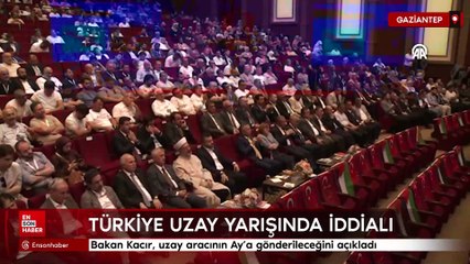Bakan Kacır, uzay aracının Ay’a gönderileceğini açıkladı