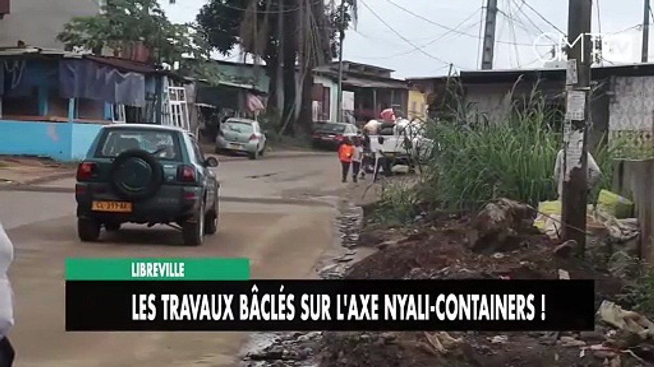 [#Reportage] Libreville : les travaux bâclés sur l'axe Nyali-Containers