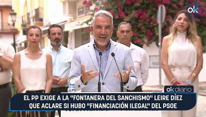 El PP exige a la "fontanera del sanchismo" Leire Díez que aclare si hubo "financiación ilegal" del PSOE