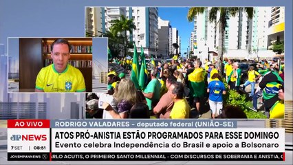 “Recado de que população não concorda com julgamento de Bolsonaro”, afirma Rodrigo Valadares