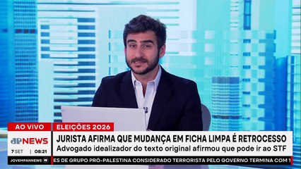 Jurista idealizador da Ficha Limpa diz que mudança seria “retrocesso”