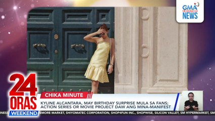 Kyline Alcantara gets surprise birthday party from fans; manifests action series or movie | 24 Oras Weekend
