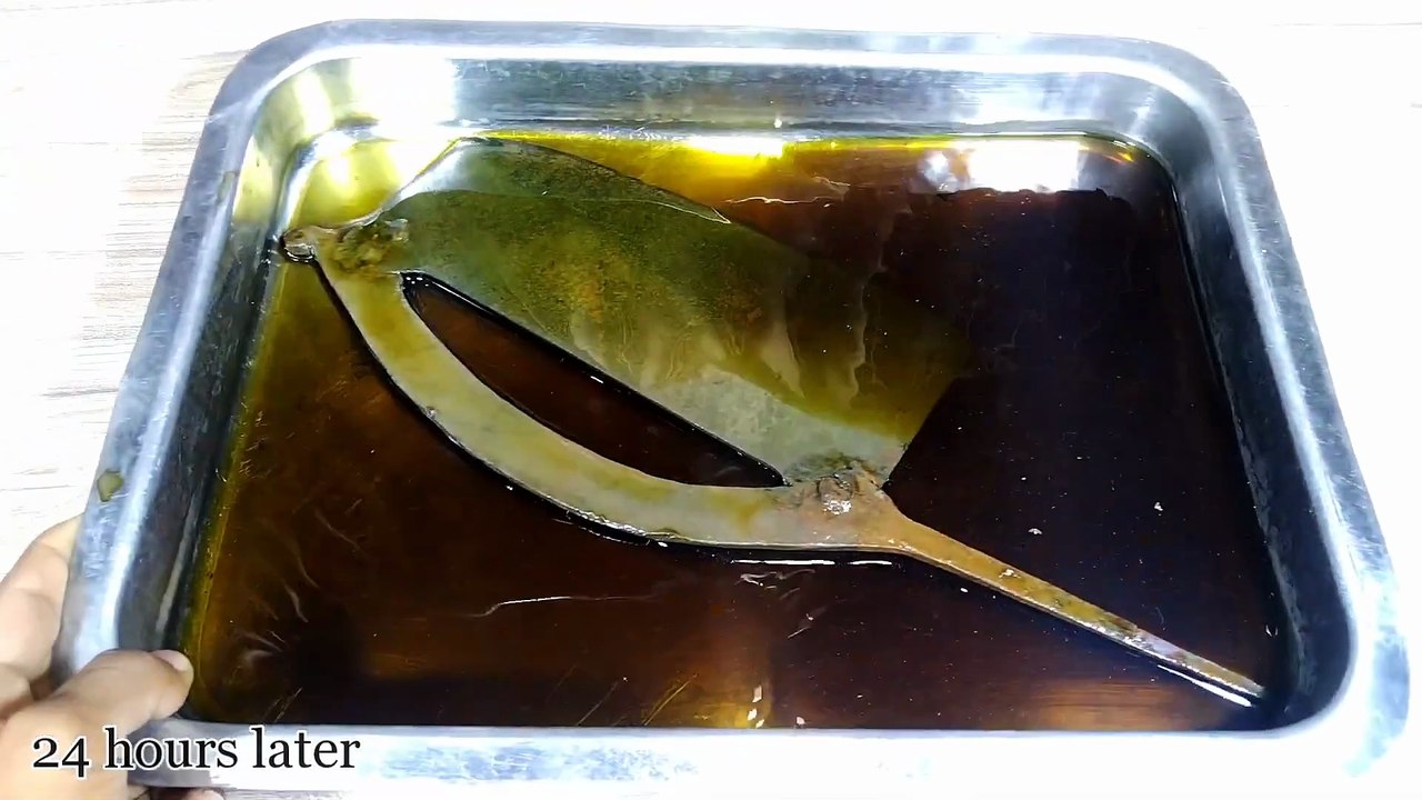 Antique Rusty Cleaver Restoration [ Awesome Colorful Handle ]