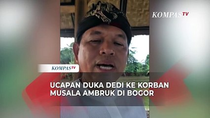 Dedi Mulyadi Ucapkan Duka Mendalam untuk Korban Tragedi Musala Ambruk di Bogor