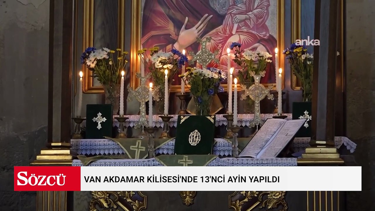 Van Akdamar Kilisesi'nde 13'nci ayin yapıldı
