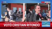 Ritondo votó y llamó a los bonaernses a participar