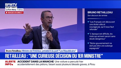 "Nous ne sommes pas macronistes", assure Bruno Retailleau, ministre de l’Intérieur
