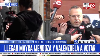 Mayra y Diego votando