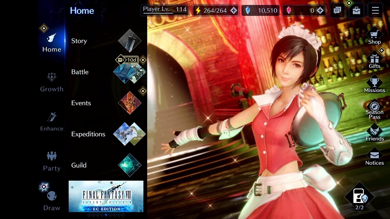 (Android) Final Fantasy 7 EC - 36-1 - FF7 Advent Children EC Edition - SP Event