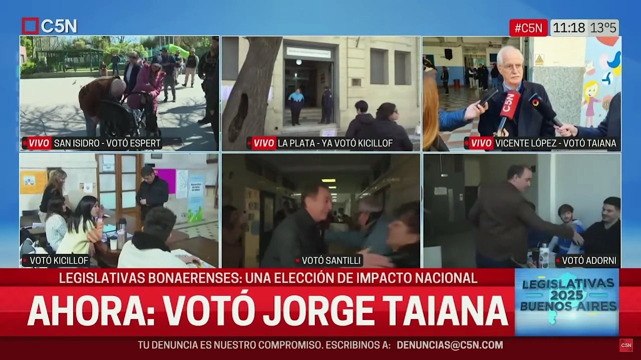 Jorge Taiana: "Cambiamos lo que no nos gusta a través del voto"