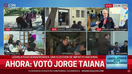 Jorge Taiana: "Cambiamos lo que no nos gusta a través del voto"