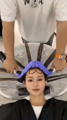 #shorts power of hair colour ☠️👻😘#foryou #tik #hair colour
