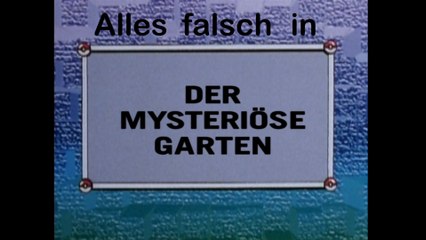 Alles falsch in Pokémon: Episode 52 (Der mysteriöse Garten)