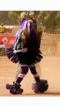 Funny Zaouli African Techno Rave Dancer