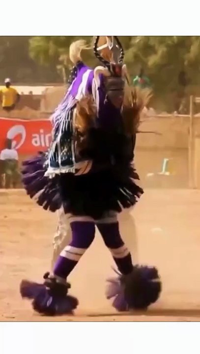 Funny Zaouli African Techno Rave Dancer