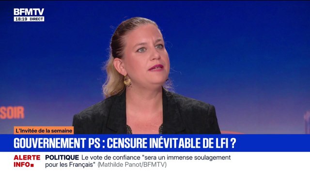 Olivier Faure à Matignon: Nous ne voulons pas d'une énième personne qui continuerait la même politique , explique Mathilde Panot (LFI)