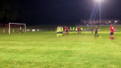 Fin Harrison's free-kick gave Callington a narrow victory over Camelford on Friday night. Video courtesy of Dave Deacon