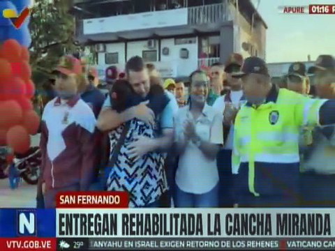 Apure I Programa Mi Cancha Bonita entrega rehabilitada la cancha Miranda en San Fernando