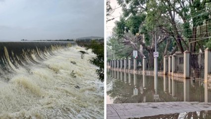 Tequisquiapan: así luce la presa Centenario tras llegar a su máxima capacidad y con riesgo de desbordarse; ya hay inundaciones en Querétaro