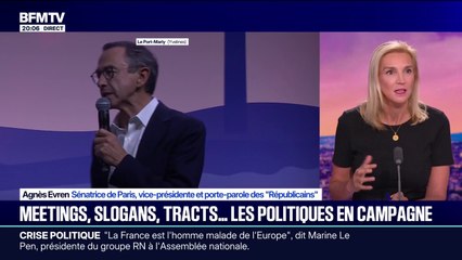 Crise politique: "La situation est tellement grave qu'il faut garder la tête froide", explique Agnès Evren, porte-parole des Républicains