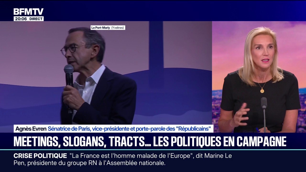 Crise politique: "La situation est tellement grave qu'il faut garder la tête froide", explique Agnès Evren, porte-parole des Républicains